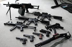 Guns and Small Arms, Guns, Weapons, Firearms, MP5, M4A1, HK416, M249.